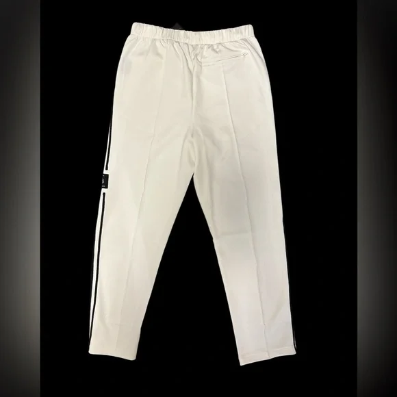 Darc Sport Cream/ Black Stripes Track Pants Size: Large - Picture 3 of 9